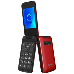 Мобильный телефон Alcatel 3025 Single SIM Metallic Red (3025X-2DALUA1) лучшая модель в Черновцах