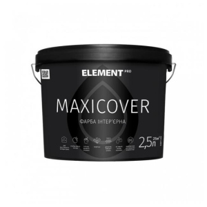 Интерьерная високопокривная краска MAXICOVER ELEMENT PRO латексная 2,5 л рейтинг