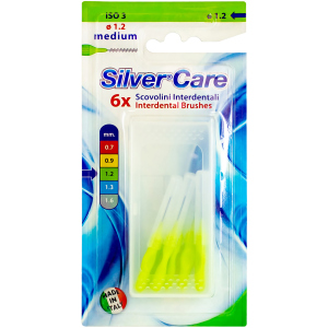 Міжзубні йоржи Silver Care 6 шт середні (8009315041243) в Чернівцях