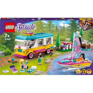 Конструктор LEGO Friends Лісовий будинок на колесах та вітрильний човен 487 деталей (41681) краща модель в Чернівцях