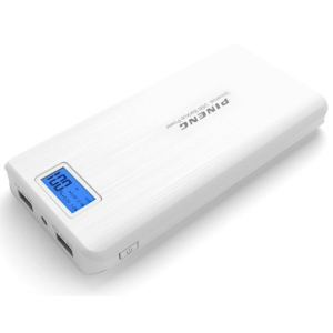 Портативная Универсальная батарея Power Bank PINENG PN999 20000 mAh Белый лучшая модель в Черновцах