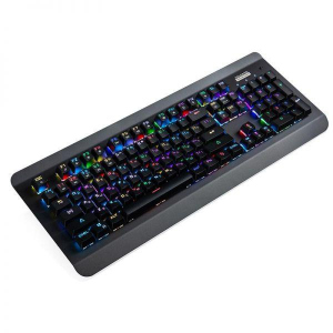 Клавіатура Modecom Volcano Hammer 2 RGB Removable Blue Switch USB (K-MC-HAMMER2-U-BLUE-RGB-R) Black (K-MC-HAMMER2-U-BLUE-RGB-R)