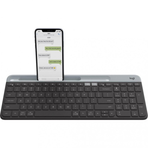 Клавіатура Logitech K580 Slim Multi-Device Wireless Graphite USB (920-009275) надійний