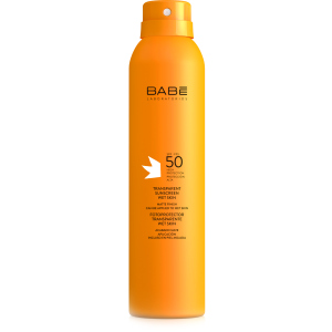 Солнцезащитный спрей BABE Laboratorios Водостойкий прозрачный SPF 50+ (8437011329943) ТОП в Черновцах