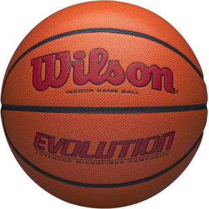 Мяч баскетбольный Wilson Evolution 295 game ball sc size7 (WTB0595XB0705)