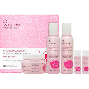 Набір для догляду за обличчям Enough Bonibelle Snail EX2 Intense Solution Муцин Слимаки 3Set (8809605870207) в Чернівцях