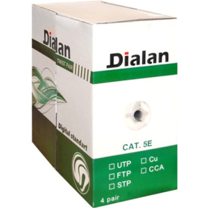 Кабель Dialan КПВЕ 4х2х0.50 мм² (FTP-cat.5E) 305 м (10554) в Чернівцях