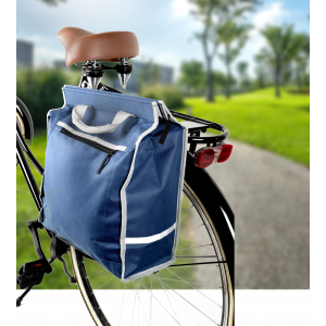 Сумка велосипедна Dunlop Bicycle Bag Shopper 42x15x35 см Blue (871125217421) надійний