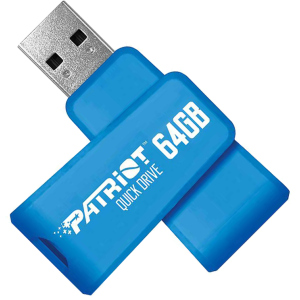 Patriot Color Quickdrives 64GB USB 3.1 Blue (PSF64GQDBL3USB) в Чернівцях