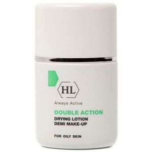 Подсушивающий лосьон с тоном Holy Land Double Action Drying Lotion Demi Make Up 30 мл (7290101321620) ТОП в Черновцах