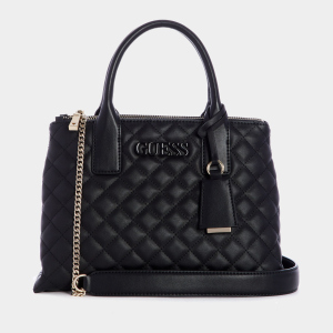 Сумка женская Guess Elliana Satchel 562 Черная (H2000029600005) лучшая модель в Черновцах