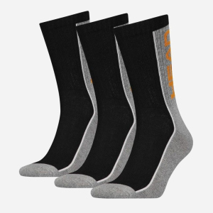 Шкарпетки HEAD Stripe Crew 3-Pack 781011001-235 43-45 р 3 пари Чорний/Сірий (8718824546780) рейтинг