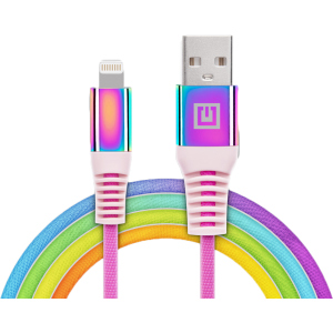 Кабель Real-El MFI USB A - Lightning Rainbow 1 м (EL123500051) ТОП в Черновцах