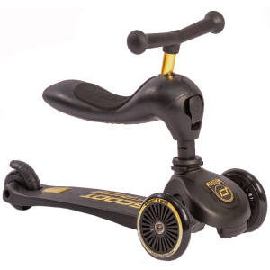 Самокат Scoot and Ride Highwaykick-1 Чорний (SR-96428) краща модель в Чернівцях