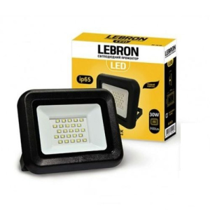 LED прожектор Lebron LF, 30W, LED, 2400Lm, 6200К (4748) ТОП в Чернівцях