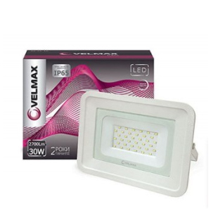 LED прожектор Velmax, 30W, 2700Lm, 6200К (4542) ТОП в Чернівцях