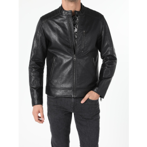 Куртка зі штучної шкіри Colin's CL1055688BLK L Black (8682240905837) рейтинг