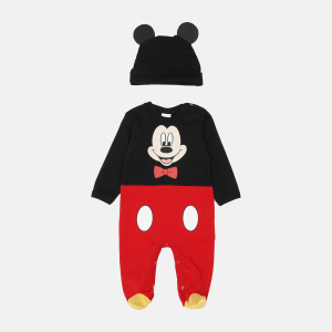 Чоловічок + шапочка Disney Mickey Mouse MC10455 68-74 см Чорно-червоний (8691109774507) ТОП в Чернівцях