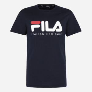 хороша модель Футболка FILA 108470-Z3 134-140 см Сапфірова (4670036607168)