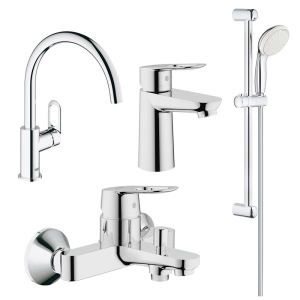 Набор смесителей Grohe BauLoop S-Size 123225K лучшая модель в Черновцах