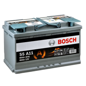 Автомобильный Акумулятор Bosch 6 СТ-80-R S5 Silver Plus 0092S (0 092 S5A 110) лучшая модель в Черновцах