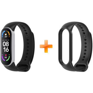 Xiaomi Mi Band 6 MiJobs Dual Color Black/Grey (MJ6-DSS002BG) краща модель в Чернівцях