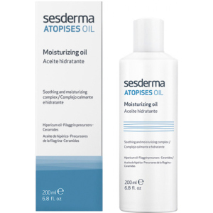 Олія зволожуюча Sesderma Oil Moisturizing Atopises для чутливої, схильної до акне шкіри 200 мл (8429979434555) краща модель в Чернівцях