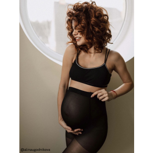 Колготки для вагітних Conte Elegant Ce Maternity 40 5 Nero (4810226512524) краща модель в Чернівцях