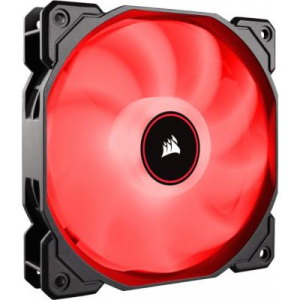 Вентилятор Corsair AF120 LED (2018) Red (CO-9050080-WW), 120x120x25мм, 3-pin, черный лучшая модель в Черновцах