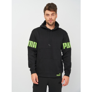 Худі Puma PUMA POWER Colorblock Hoodie 84610351 M Puma Black (4063699290585) краща модель в Чернівцях