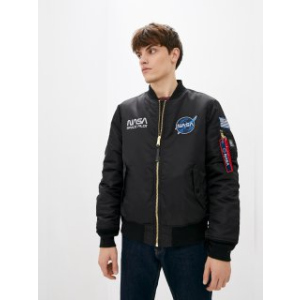 Куртка Airboss MA-1 NASA M Black (707568225790_A) краща модель в Чернівцях