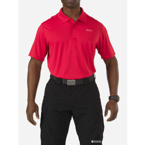 Футболка-поло тактична 5.11 Tactical Pinnacle Short Sleeve Polo 71036 XL Range Red (2000980412914)