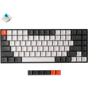 Бездротова клавіатура Keychron K2 Hot-Swap Gateron Blue White USB/Bluetooth Black (ENG/RU) (K2A2H_Keychron) в Чернівцях