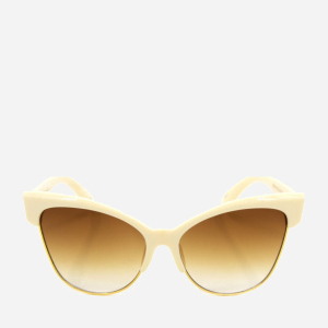 Солнцезащитные очки женские SumWin 97094-03 Молочный/золото рейтинг