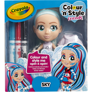 Набір для творчості Crayola Colour n Style Стильні дівчата Скай (918938.005) (8720077189386) ТОП в Чернівцях