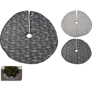 Декоративный низ для ствола елки Christmas Decoration 95 см (767650020_серый)