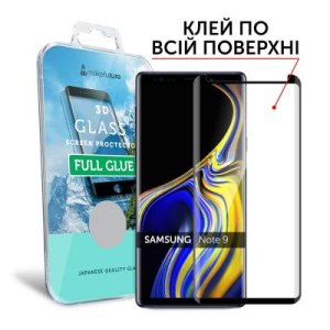 Скло захисне MakeFuture для Samsung Note 9 3D Black Full Glue (MG3DFG-SN9) в Чернівцях