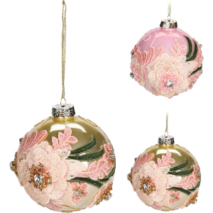 Набір ялинкових куль Christmas Decoration 10 см 6 шт (ACT504710) краща модель в Чернівцях