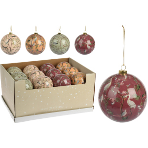 Набор елочных шаров Christmas Decoration 10 см 24 шт BIRD (APF478520) лучшая модель в Черновцах