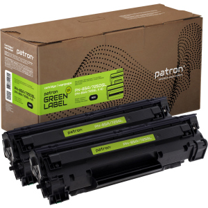 Картридж Patron Green Label HP LJ CE285A/Canon 725 Dual Pack (2шт) (PN-85A/725DGL)