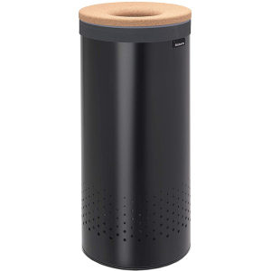 Бак для белья Brabantia 35 л 66.5х30х30 см Black (120008) лучшая модель в Черновцах