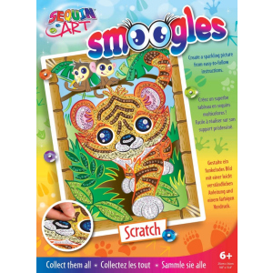 Набір для творчості Sequin Art Smoogles Тигр 25х34 см (SA1815) в Чернівцях