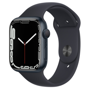 Смарт-часы Apple Watch Series 7 GPS 45mm Midnight Aluminium Case with Black Sport Band (MKN53UL/A) в Черновцах