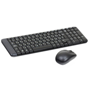 Комплект Logitech Wireless Desktop MK220 (920-003169) Black лучшая модель в Черновцах