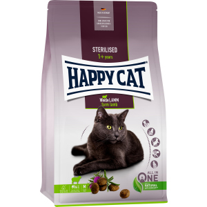 Сухий корм Happy Cat Sterilised Weide Lamm для дорослих стерилізованих кішок зі смаком ягняти 10 кг (70586 / 4001967140712) в Чернівцях