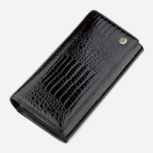 Кошелек ST Leather Accessories 18426 Черный лучшая модель в Черновцах