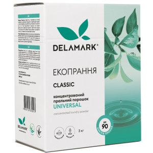 Концентрированный бесфосфатный стиральный порошок Delamark Universal 3 кг (4820152330017) в Черновцах