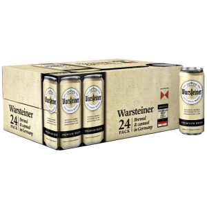 Упаковка пива Warsteiner Premium Verum світле фільтроване 4.8% 0.5 л x 24 шт (4000856094471) краща модель в Чернівцях