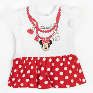 Сукня Disney Minnie Mouse MN15545 68-74 см Біла з червоним (8691109789860) ТОП в Чернівцях