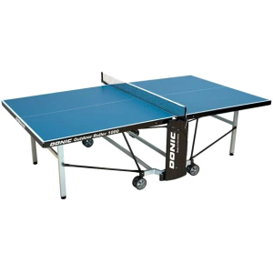Стіл для настільного тенісу Donic Outdoor Roller 1000 Синій (230291) ТОП в Чернівцях